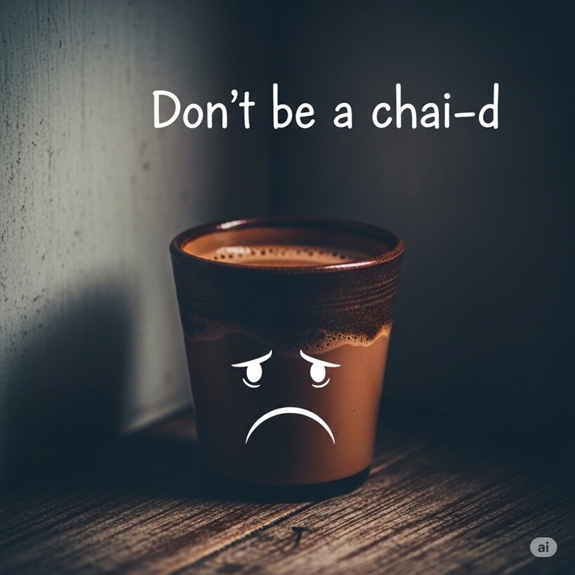 A Sulking Tea Dont be a Chai d Punstagram