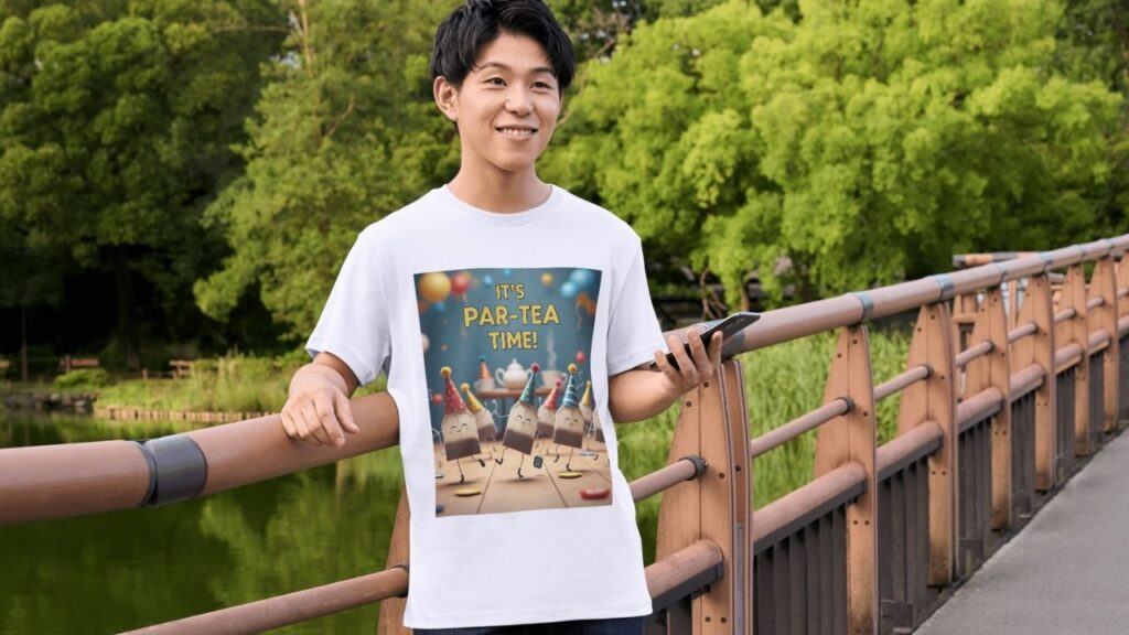 Best Tea Puns Its Party Time Tshirt Mockup