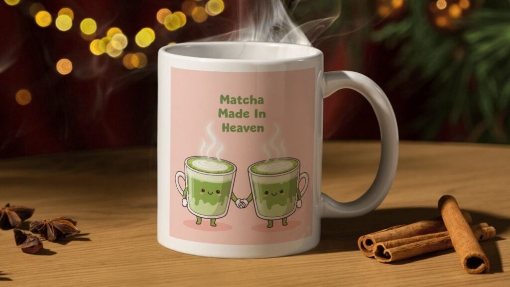 Best Tea Puns Matcha Made in Haven Mug Mockup