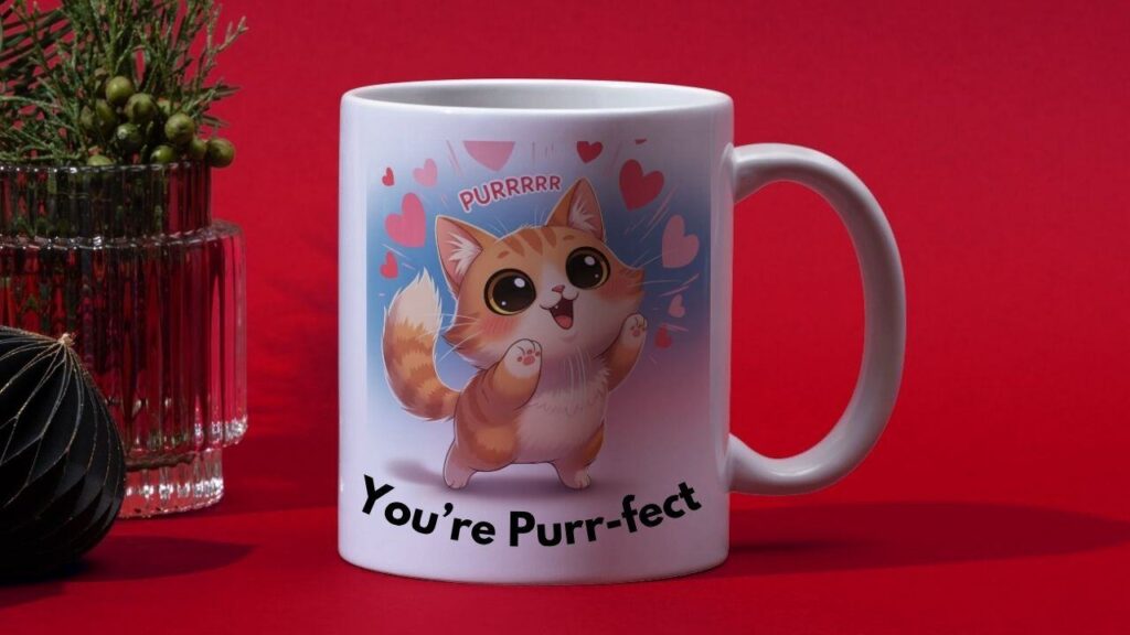 Cat Lover Puns Mockup Mug