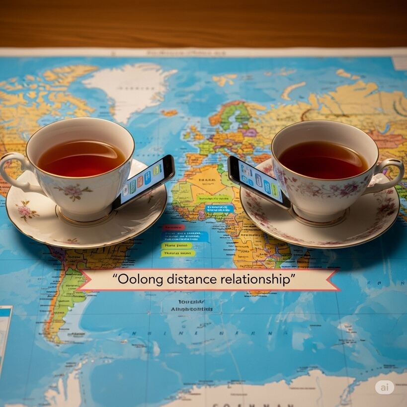Long Distance Relationships Tea Puns
