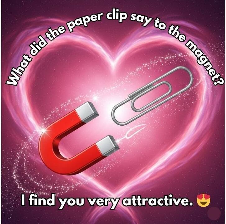 Lovely Magnet Valentine Puns