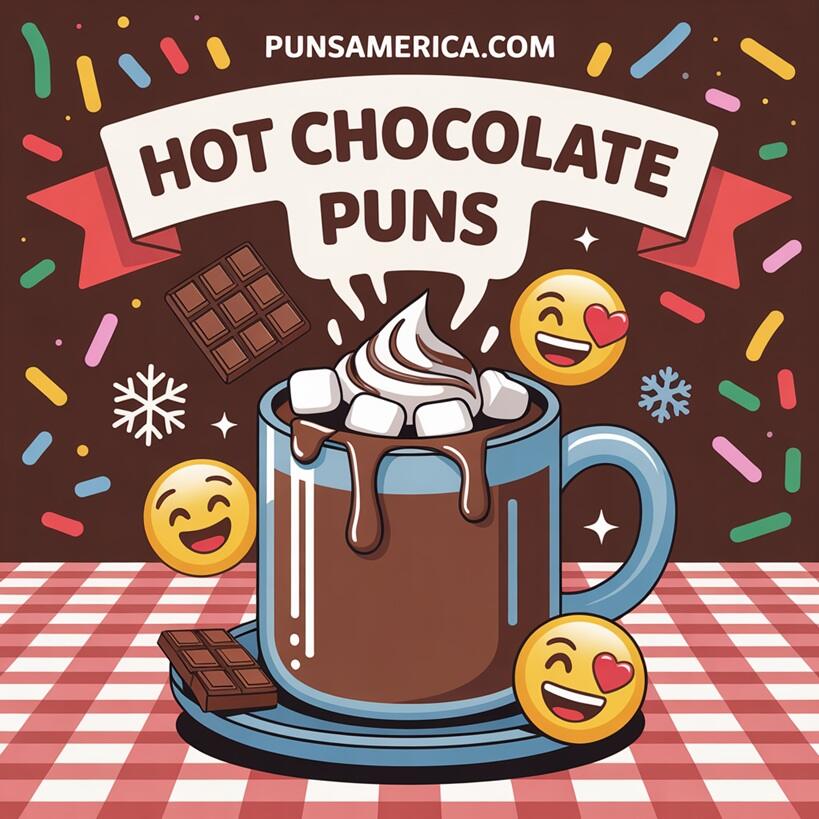 Melt Into Laughter - 199+ Hot Chocolate Puns