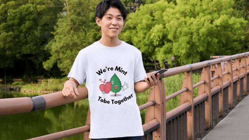 Mint Puns on Valentines Day Tshirt Mockup