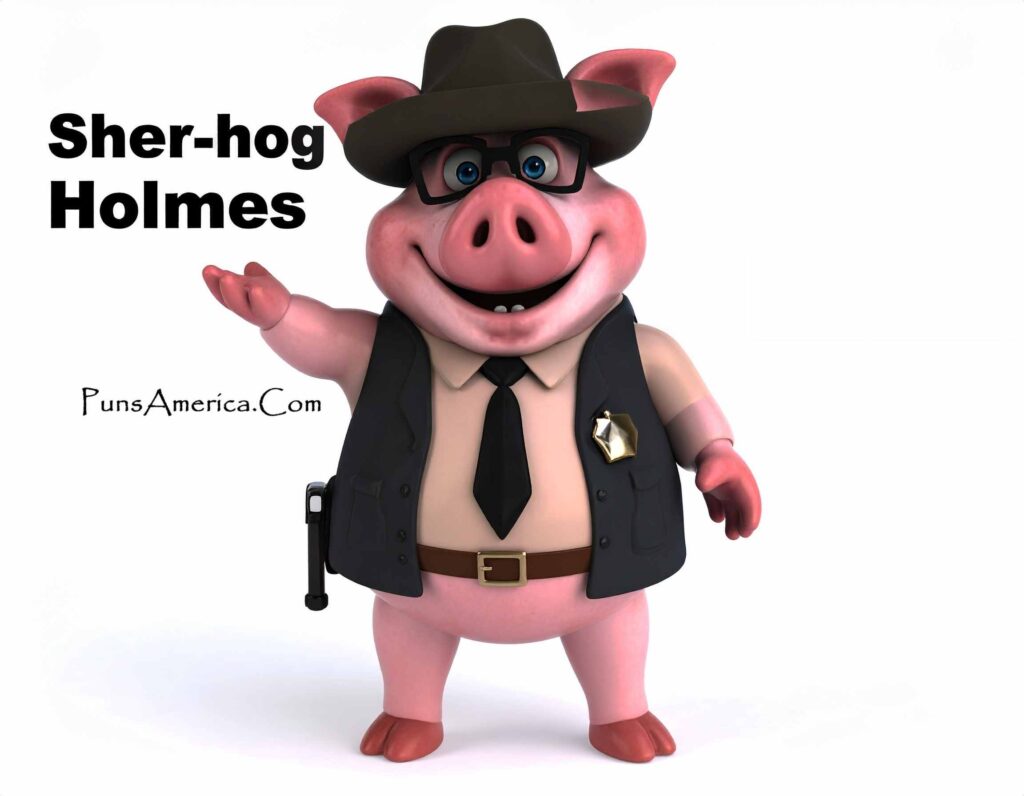 Sher hog Holmes The Pig Punstagram