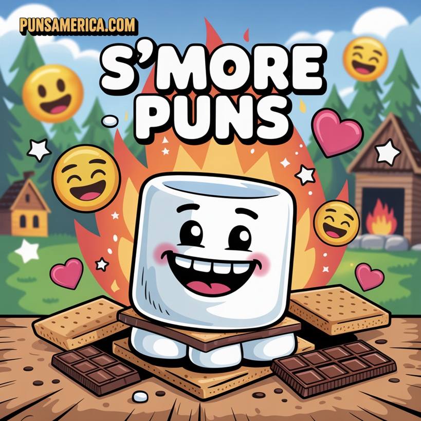 Soft Laughs Please! 👻199+ Smore Puns You’ll Melt For 🔥