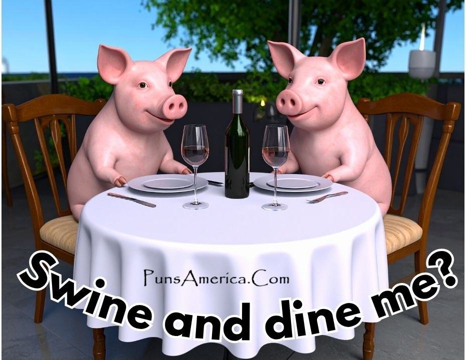Swine and dine me Punstagram