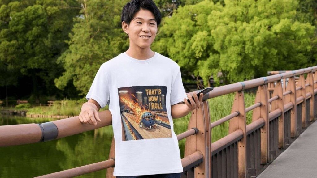Thats How I Roll Tshirt Mockup