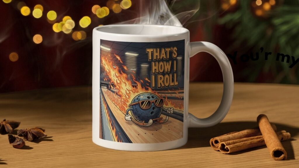 Thats how I roll Mug Bowling Mockup