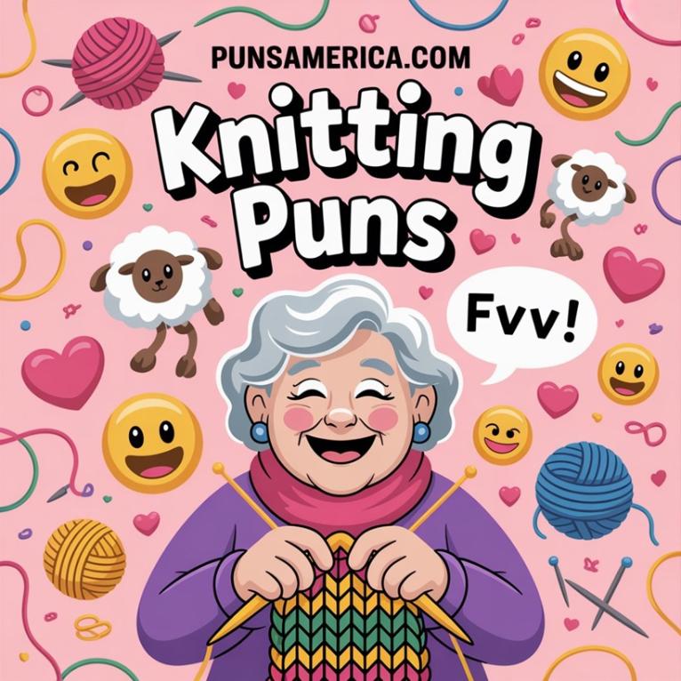 Wool You Laugh? 😂 199+ Cozy Knitting Puns 🧵& Yarn-Tastic One-Liners!