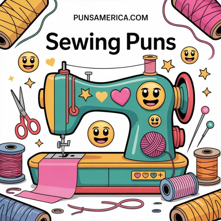 199+ Sewing Puns - Punsamerica Lets Stich Together