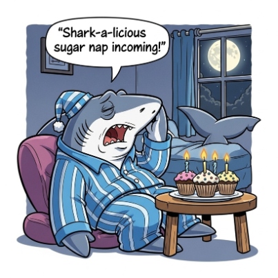 Shark a Licius Sugar nap incoming Shark Puns | Puns America