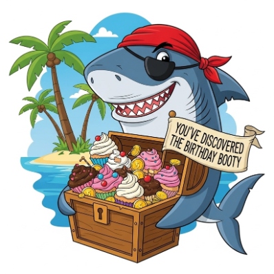 You have discovered the birthday booty Shark Puns | Puns America